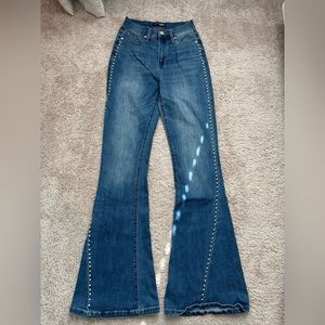 Studded Flare Fashion Nova Jeans